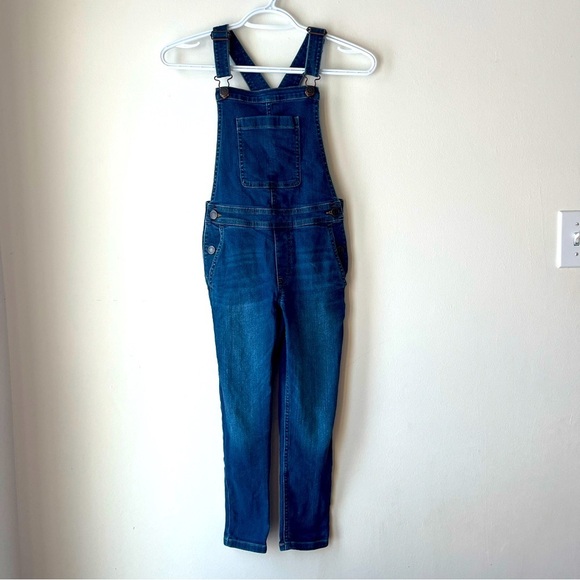 Crewcuts Other - Crewcuts J.Crew girls denim overalls with pockets size 7